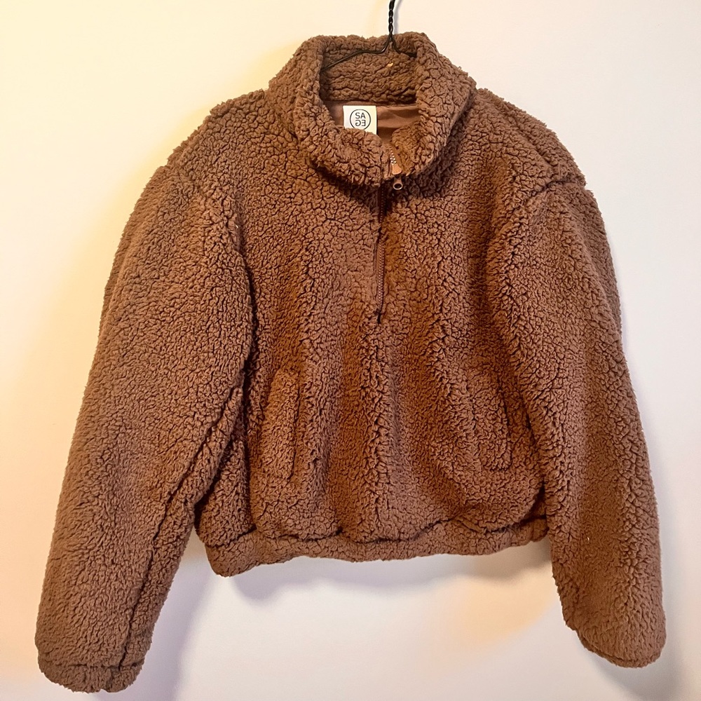Quarter Zip Sherpa Pull-Over
